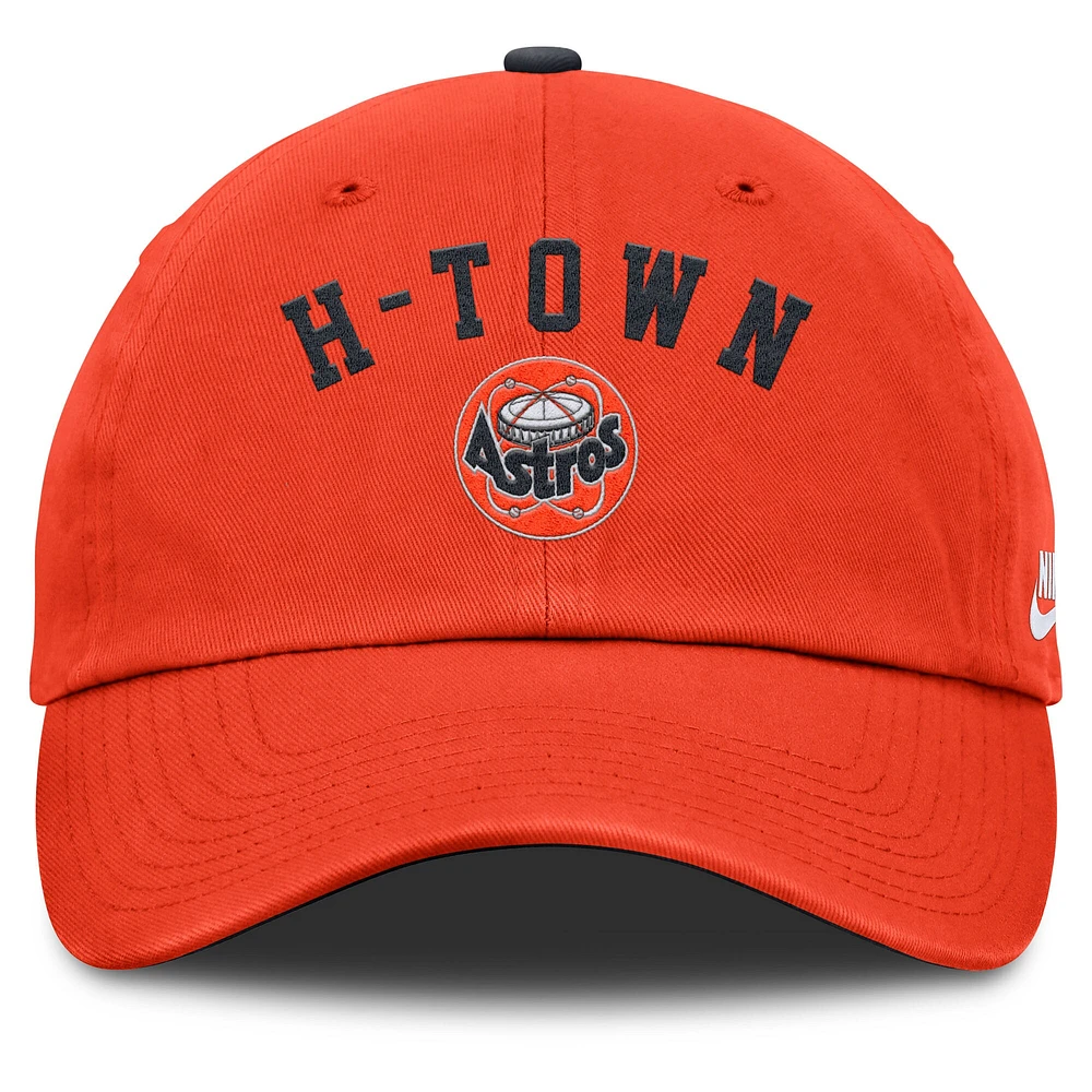 Men's Nike  Orange Houston Astros Cooperstown Collection Club Adjustable Hat