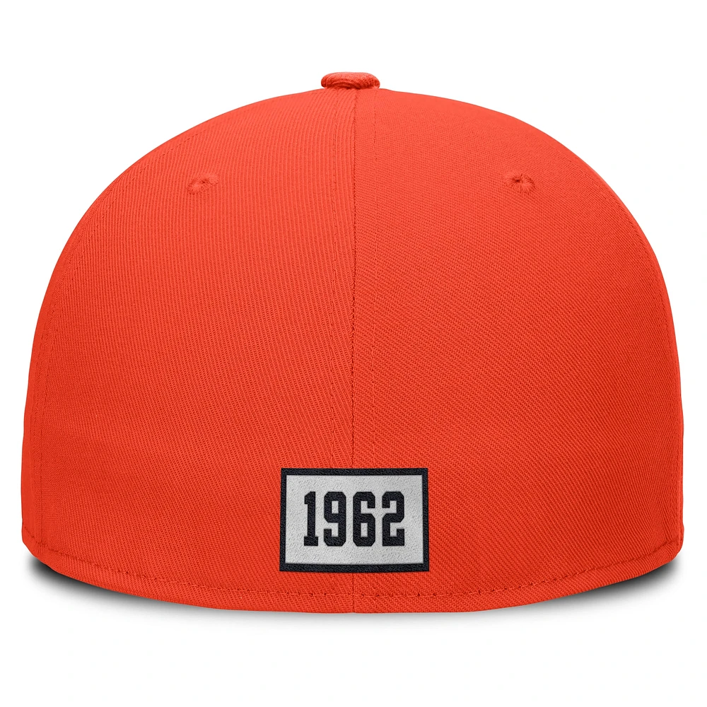 Men's Nike Orange Houston Astros Cooperstown True Performance Fitted Hat