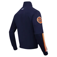 Men's Pro Standard Navy Houston Astros Fast Lane Full-Zip Track Jacket
