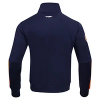 Men's Pro Standard Navy Houston Astros Fast Lane Full-Zip Track Jacket