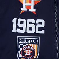 Men's Pro Standard Navy Houston Astros Fast Lane Full-Zip Track Jacket