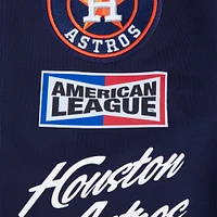 Men's Pro Standard Navy Houston Astros Fast Lane Full-Zip Track Jacket