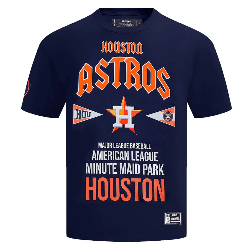 Men's Pro Standard Navy Houston Astros Oversized City Tour T-Shirt