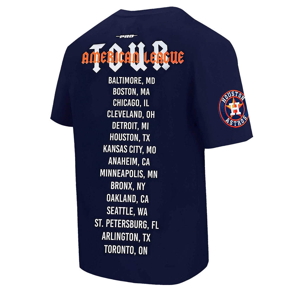 Men's Pro Standard Navy Houston Astros Oversized City Tour T-Shirt