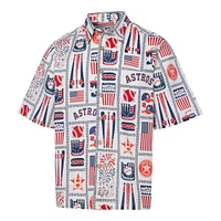 Men's Reyn Spooner White Houston Astros Americana Button-Up Shirt