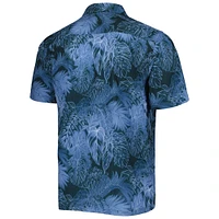 Men's Tommy Bahama Blue Houston Astros Coast Luminescent Fronds IslandZone Button-Up Camp Shirt