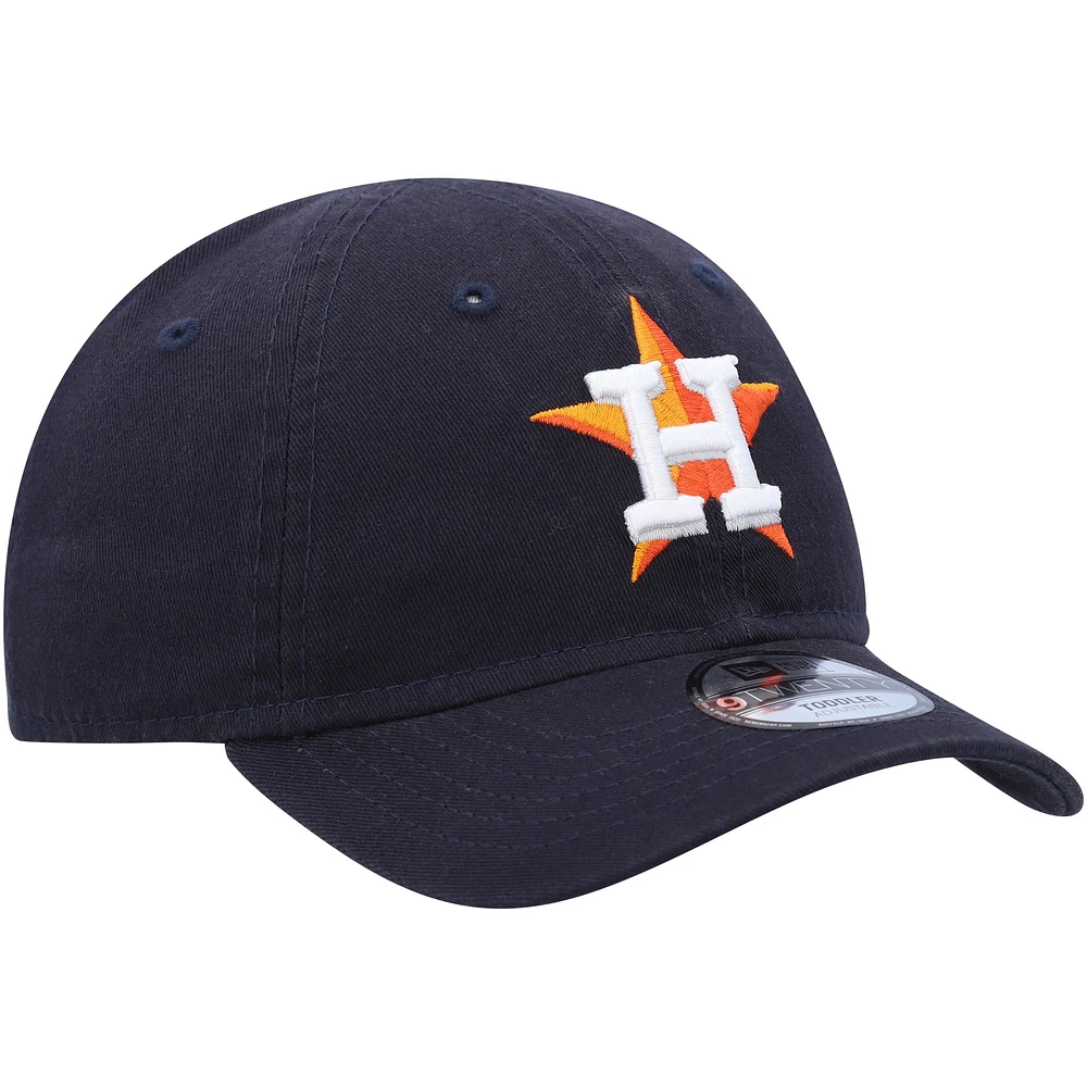 Toddler New Era Navy Houston Astros Team 9TWENTY Adjustable Hat