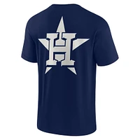 Unisex Fanatics Navy Houston Astros Elements Super Soft Short Sleeve T-Shirt