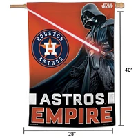 WinCraft Houston Astros Bannière verticale simple face Star Wars Empire 71 x 101,6 cm