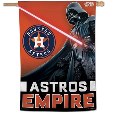 WinCraft Houston Astros Bannière verticale simple face Star Wars Empire 71 x 101,6 cm
