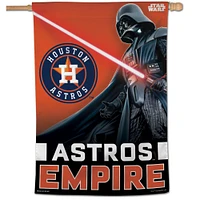 WinCraft Houston Astros Bannière verticale simple face Star Wars Empire 71 x 101,6 cm