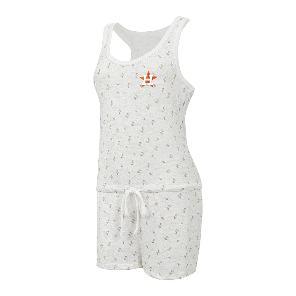 Women's Concepts Sport Cream Houston Astros Gardner Hacci Knit Romper
