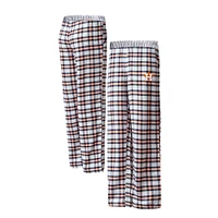 Women's Concepts Sport Navy/Orange Houston Astros Sienna Flannel Sleep Pants