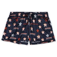 Women's Concepts Sport White/Navy Houston Astros Plus Tank Top & Shorts Sleep Set