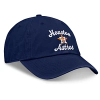 Women's Fanatics Navy Houston Astros Fundamental Script Logo Adjustable Hat