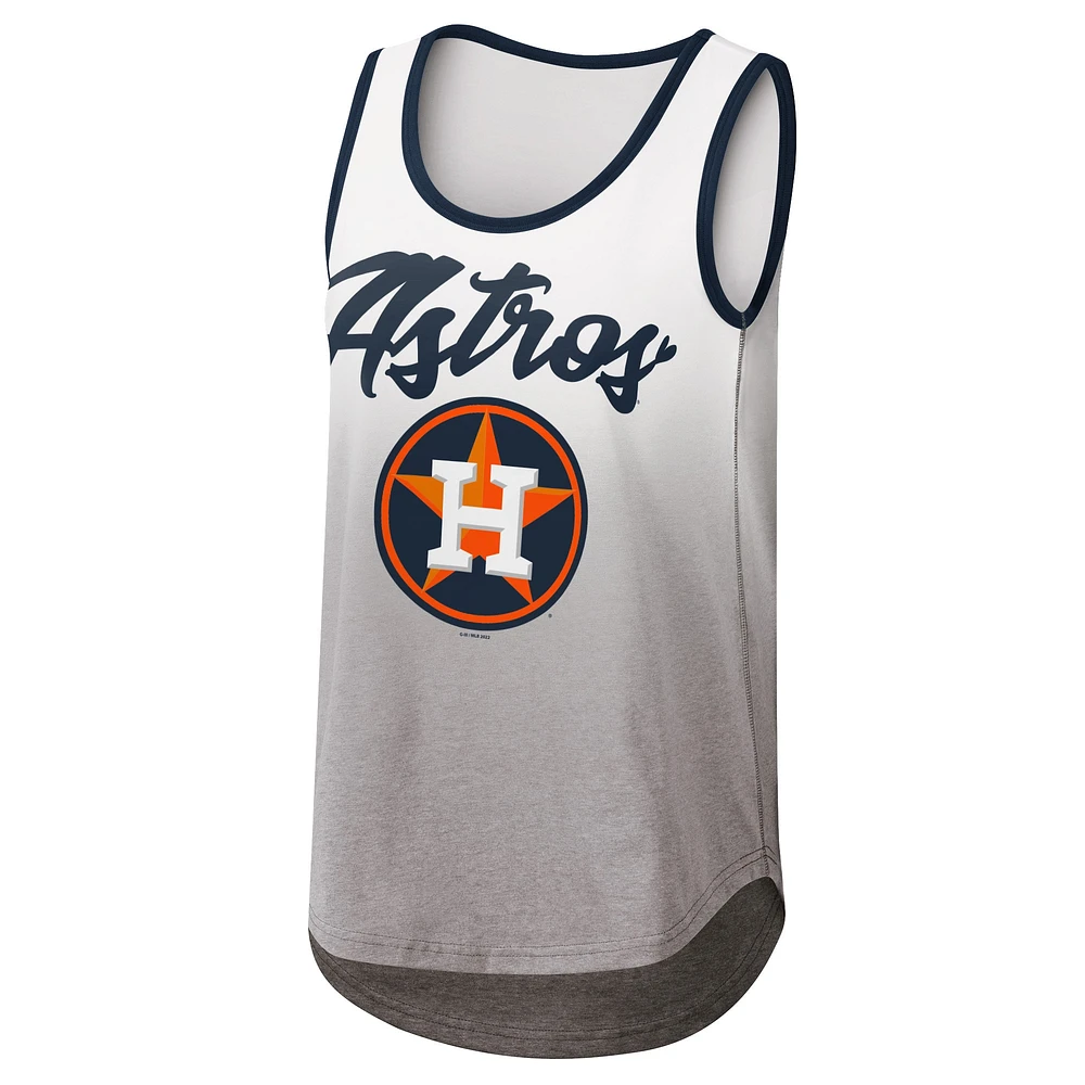 Women's G-III 4Her by Carl Banks White Houston Astros Logo Opening Day Tank Top