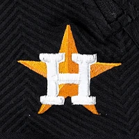 Veste Levelwear Houston Astros Verse Asymétrique Raglan Tri-Blend Quarter-Zip pour femme Noir