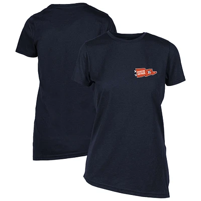 T-shirt bleu marine pour femme Houston Astros Birch Rafters