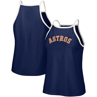 Débardeur à licou pour femme Houston Astros Nadine bleu marine Lusso