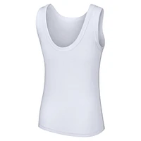 Women's Lusso Style  White Houston Astros Lindy Tank Top