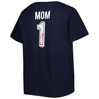 Women's Navy Houston Astros Mother's Day Plus Best Mom Ever V-Neck T-Shirt