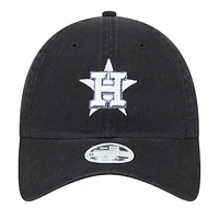 Women's New Era Black Houston Astros Glitz 9TWENTY Adjustable Hat