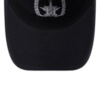 Women's New Era Navy Houston Astros Leaves 9TWENTY Adjustable Hat