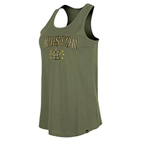 Débardeur New Era Olive Houston Astros Armed Forces Day pour femmes