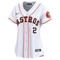 Maillot de joueur Nike Alex Bregman Houston Astros Home Limited pour femme, blanc