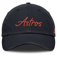 Women's Nike  Navy Houston Astros Cooperstown Club Script Adjustable Hat