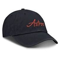 Women's Nike  Navy Houston Astros Cooperstown Club Script Adjustable Hat