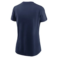 Women's Nike  Navy Houston Astros Fuse Wordmark T-Shirt