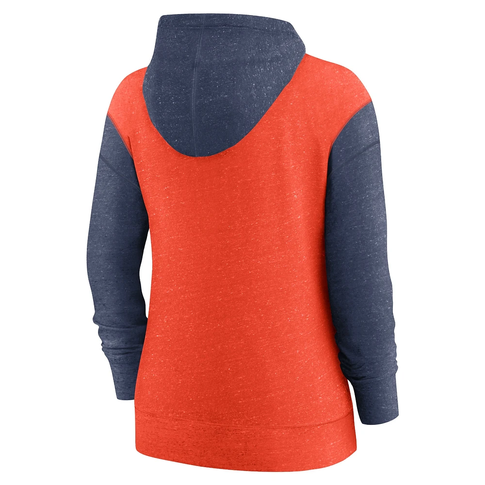 Women's Nike Orange Houston Astros Full-Zip Hoodie