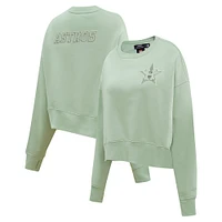 Women's Pro Standard Green Houston Astros Fleece Pullover Sweatshirt