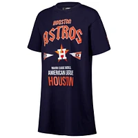 Women's Pro Standard Navy Houston Astros Oversized City Tour T-Shirt Dress