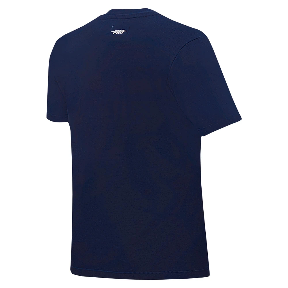 Women's Pro Standard  Navy Houston Astros Rhinestone Slim Fit T-Shirt