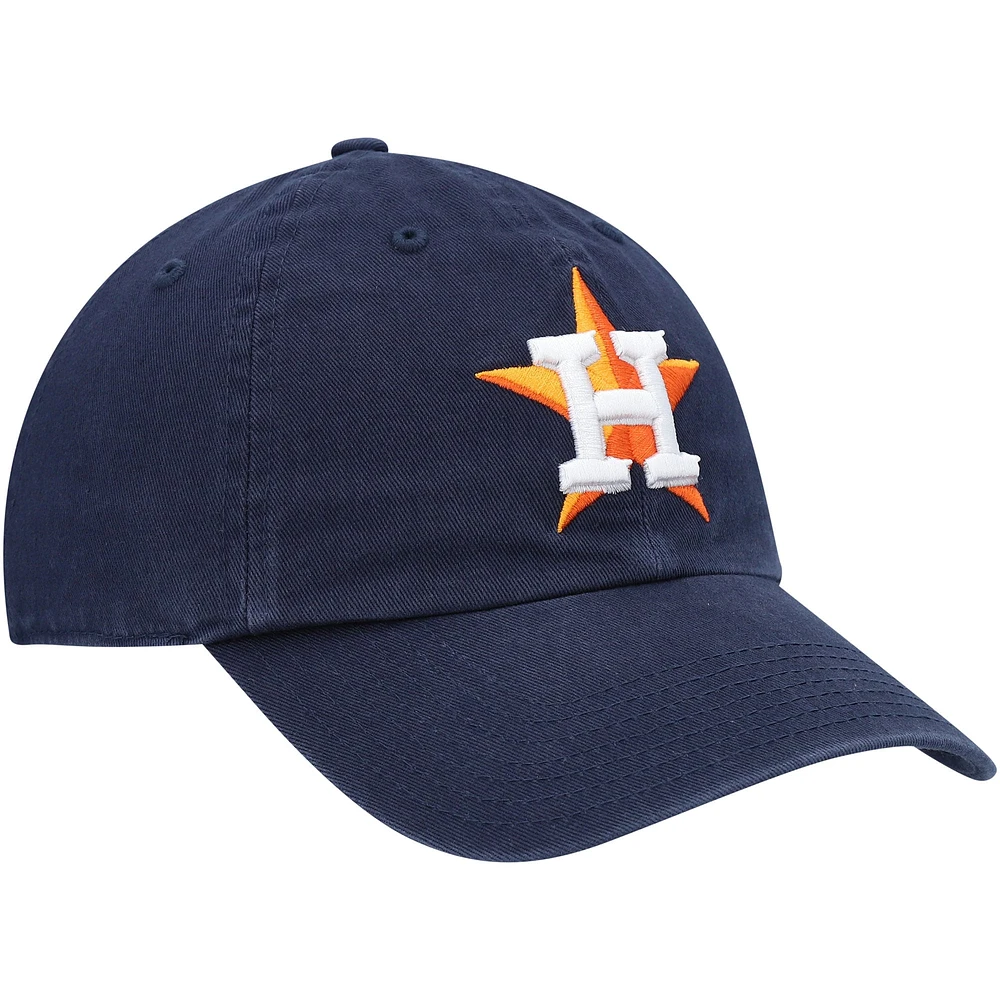 Youth '47 Navy Houston Astros Team Logo Clean Up Adjustable Hat