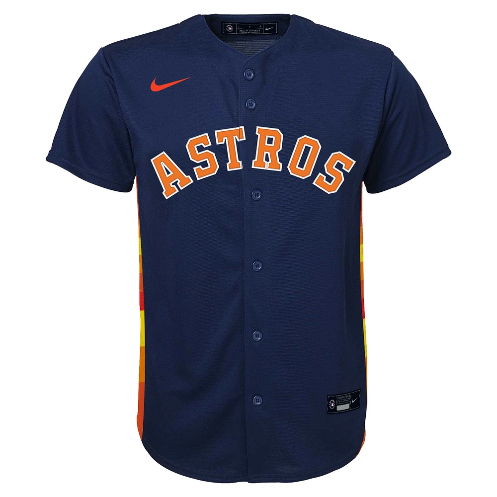 Youth Nike Navy Houston Astros Alternate Replica Team - Jersey