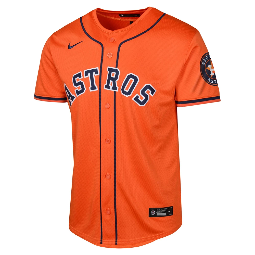 Maillot Nike Houston Astros Alternate Limited pour jeunes, orange