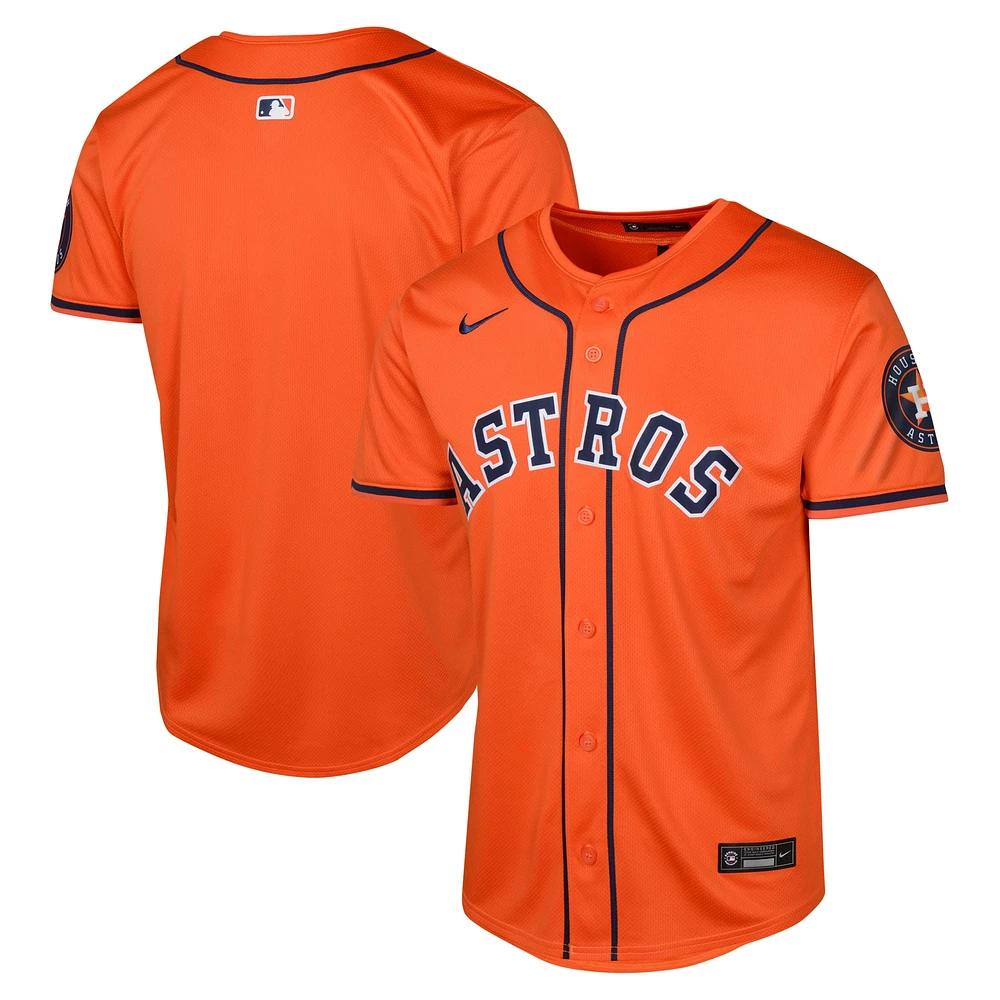 Maillot Nike Houston Astros Alternate Limited pour jeunes, orange