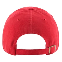 Men's '47 Red Houston Cougars Clean Up Adjustable Hat