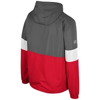 Men's Colosseum Charcoal Houston Cougars Miles Full-Zip Hoodie Jacket