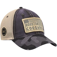 Men's Colosseum Charcoal Houston Cougars OHT Military Appreciation United Trucker Snapback Hat