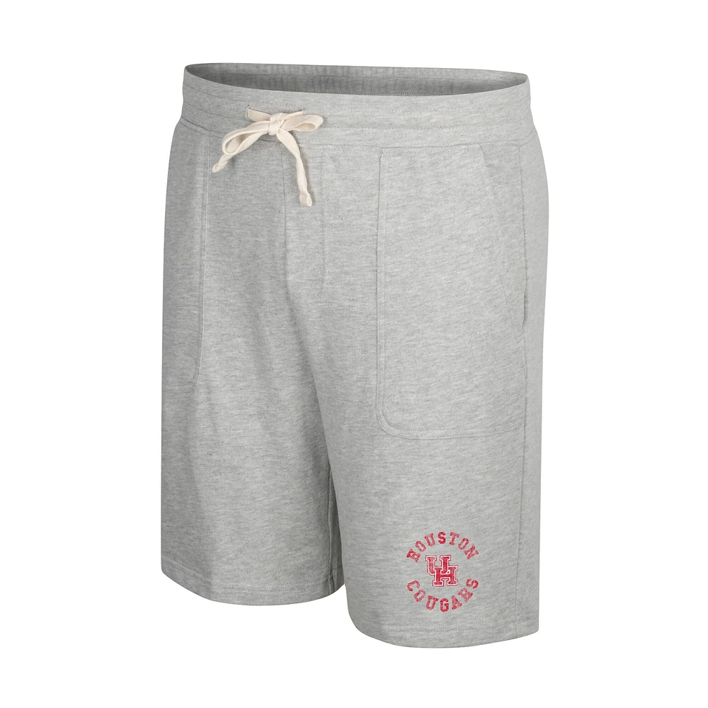 Men's Colosseum Heather Gray Houston Cougars Love To Hear This Terry Shorts