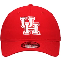 Men's New Era Red Houston Cougars Team 9TWENTY Adjustable Hat