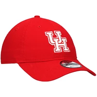 Men's New Era Red Houston Cougars Team 9TWENTY Adjustable Hat