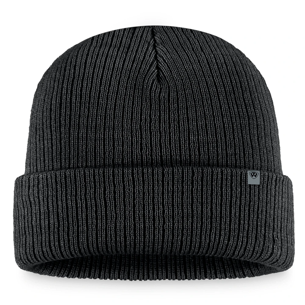 Men's Top of the World Black Houston Cougars Elijah Cuffed Knit Hat