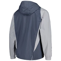Men's adidas Charcoal Houston Dynamo FC All-Weather Raglan Hoodie Full-Zip Jacket
