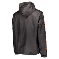 Men's Black Houston Dynamo FC Graffiti Hoodie Full-Zip Windbreaker