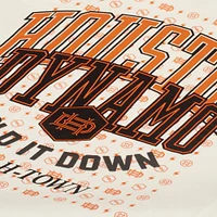 Men's Cream Houston Dynamo FC '90s Heavyweight Relaxed T-Shirt